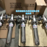 壓縮空氣油水分離過濾器 大口徑排污口 不銹鋼304材質 定制 不銹鋼壓縮空氣精密過濾器